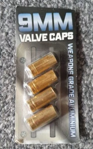 Bullet Tyre Valve Caps -9mm Brand New (Pack Of 4) - Picture 1 of 2