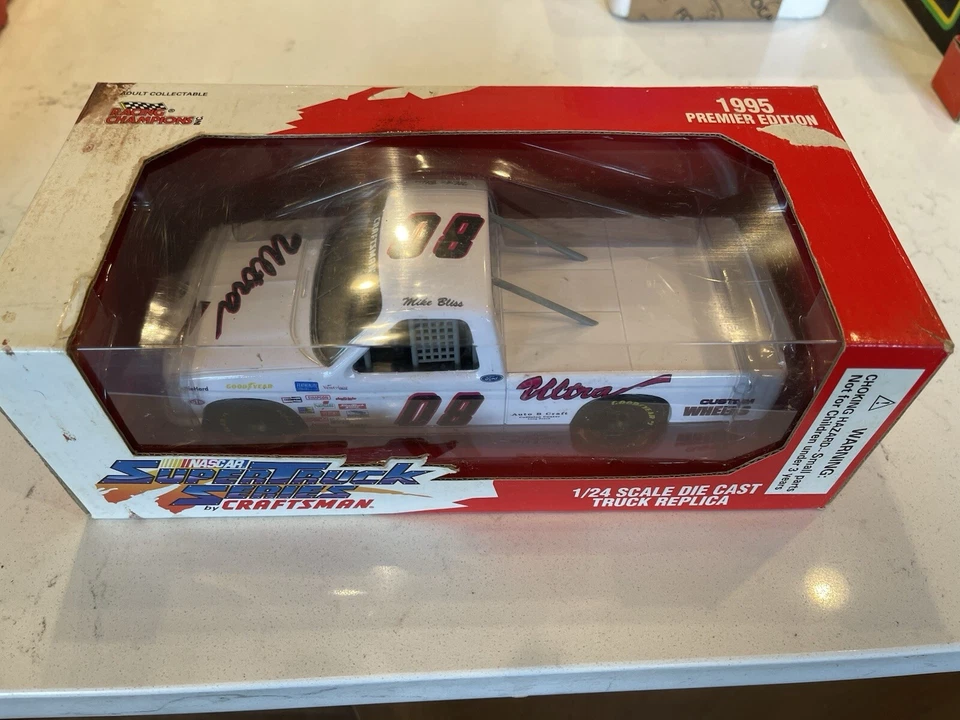 Camión Racing Champions 1995 Mike Bliss #08 Ultra Wheels Craftsman 1/24 diecast B Foto 1 de 1