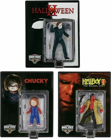 World's Smallest Micro Figures Universal Horror Hellboy Michael Myers Chucky Cover