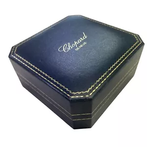 Chopard Genuine Storage Dark Blue Navy Watch Box Empty Case Only - Picture 1 of 10