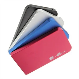 BOX SATA CASE ESTERNO PER HARD DISK 2,5" HD USB 2 DRIVE PORTATILE PC HDD (ROSSO) - Foto 1 di 1