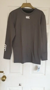 CANTERBURY - CCC- BASELAYER COLD - ARMOURFIT - LONG SLEEVE - CHARCOAL - 3XL - Picture 1 of 3