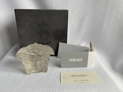 Versace Rosenthal medusa mask crystal paperweight - image 1 of 4