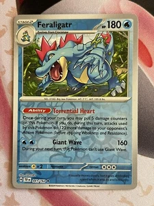 Pokémon TCG Feraligatr 041/162 SV05: Temporal Forces Reverse Holo Rare - Picture 1 of 1