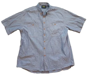 Bisley Work Wear Men's Extra Large Button Down Shirt Chambray Style Denim - Picture 1 of 6