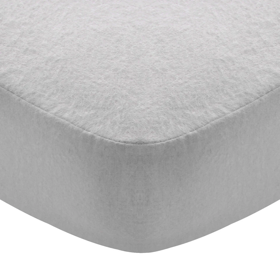 Sábana bajera 100 % algodón franela para cuna estándar cubierta suave y cálida 52"x28" Foto 1 de 1