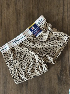 Pantalones Cortos Champion Boy, Bragas Talla Mediana M Ch49as Cheetah Leopardo Nuevos con Etiquetas Foto 1 de 2