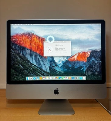 Apple iMac 24’’ A1225 (2009) C2D 2.66GHz 4GB 500GB SSD NVIDIA 9400 macOS - Bild 1 von 3