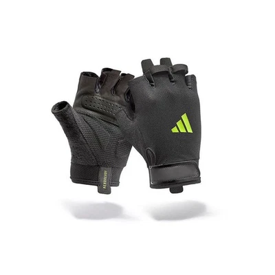 Adidas Essential Training Gloves Gym/Workout Accessory Black/Green - image 1 of 4