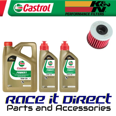 Service Kit for Honda GL1800 DA Gold Wing Tour DCT 2018-2020 Castrol & K&N - Image 1 of 4