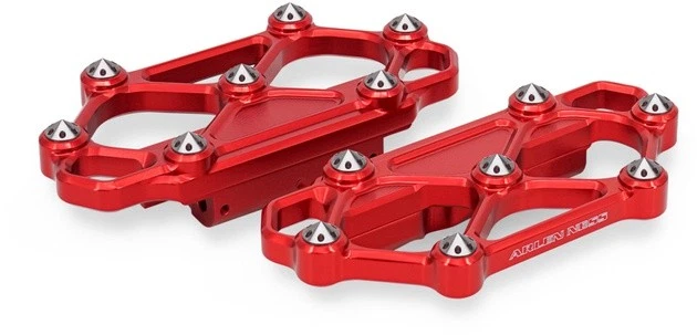 Arlen Ness Diamond Passenger Floorboards Red #410-062 Harley Davidson - Image 1 of 1