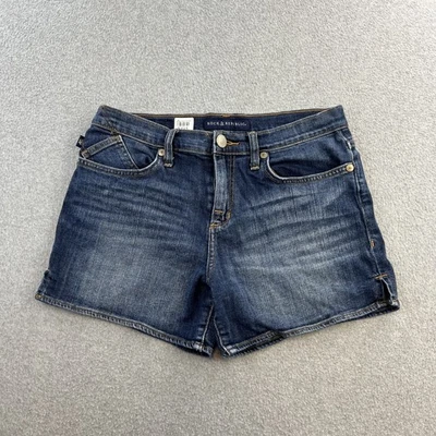 Rock & Republic Shorts Womens 8 Denim Mid Rise Distressed Casual Classic Jean - Image 1 of 4
