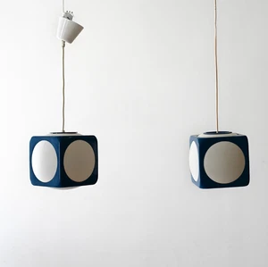 MidCentury Coppia lampade di Lars Schiøler per Hoyrup, design scandi vintage 60s - Picture 1 of 6