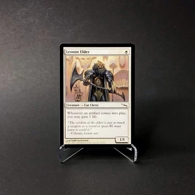 Magic: The Gathering Leonin Elder MTG Mirrodin 1993-2003 LP - Image 1 of 2