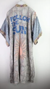 Magnolia Pearl “Follow The Sun” Sinchu Appliqué Kimono OSFM - Imagen 1 de 12