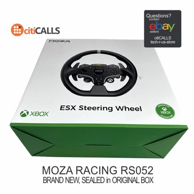MOZA RACING RS052 ESX Steering Wheel for Xbox One X S PC 7-Pin 22 Buttons Black - Image 1 of 4