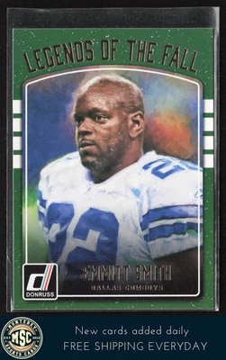 Emmitt Smith 2016 Donruss Legends of the Fall #15 Dallas Cowboys - Image 1 of 2