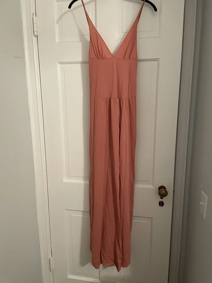 Vestido de Colección John Kloss CIRA Vestido Sin Mangas Melocotón Oscuro Excelente Talla Pequeña Foto 1 de 4