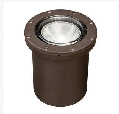 Luz de paisaje Kichler en tierra 7" bronce arquitectónico 15268AZ Foto 1 de 2