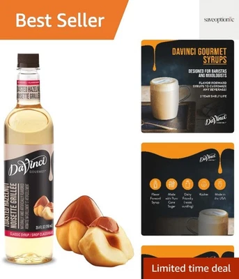 Rich & Sweet Toasted Hazelnut Syrup, 25.4 FL OZ - Perfect for Coffee & Cocktails - Image 1 of 4
