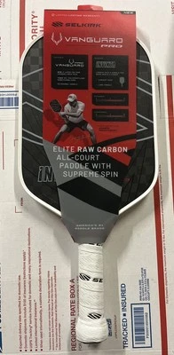 Selkirk Vanguard Pro Invikta Raw Carbon Pickleball Paddle - NEW