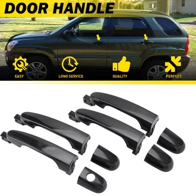 Nuevo repuesto de manija de puerta de coche negro para Kia Sportage 2005-2010 OEM 8077680775 Foto 1 de 4