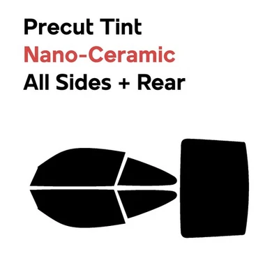 Película de ventana precortada automotriz nano cerámica cualquier % tinte para Porsche 911 1999-2004 Foto 1 de 4