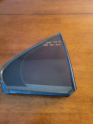 Fits 2004-2008 Acura TSX Passenger Right Side Rear Vent Window Glass - Image 1 of 2