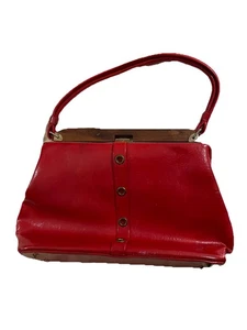 VTg Purse Handbag Red Patent Leather - Picture 1 of 7