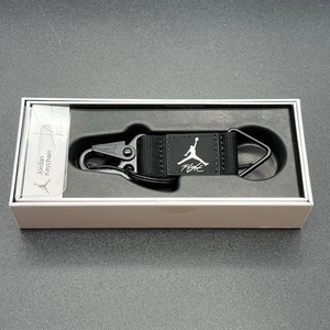 Nike Air Jordan Flight Mens Key Holder Keychain Black - New in box - Picture 1 of 3