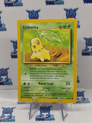 Chikorita 54/111 Neo Genesis Pokemon HP - Image 1 of 2
