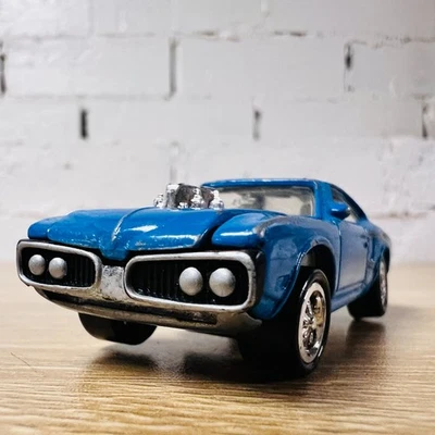 1970 Dodge Super Bee Blue Johnny Lightning USA Hot Rods 1:64 — 第 1/4 张图片