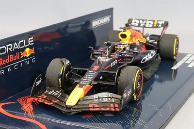 Minichamps 417220501 1/43 RED BULL RB18 MAX VERSTAPPEN GAGNANT MIAMI GP 2022 - Photo 1/4