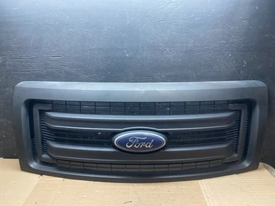 2013 2014 Ford F150 F-150 Front Upper Black Textured Grill Grille Oem V2847 DG - Image 1 of 4