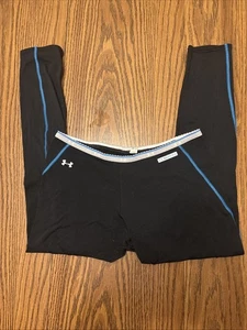 Leggings Under Armour Base 2.0 donna nero medio aderente strato base termico - Foto 1 di 6
