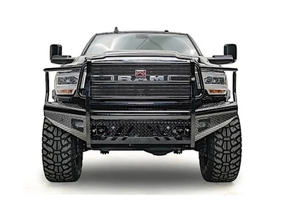 Fab Fours DR19-S4460-1 For 19-C Ram 2500/3500 New Body Black Steel Front Bumper Foto 1 de 3