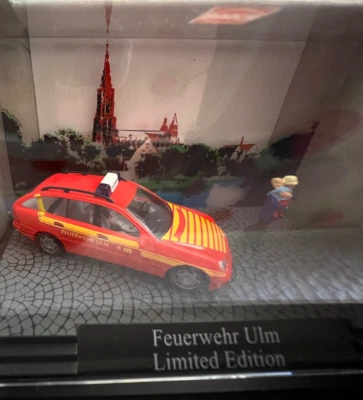 Busch 49159 MB Classe C Modello T Vigili Del Fuoco Ulm 1:87 Nuovo In OVP - Immagine 1 di 4