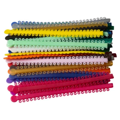 Bandas elásticas de ligadura de ortodoncia 10X1000 piezas brackets brackets dentales - Imagen 1 de 4
