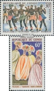Stamps Kongo (Brazzaville) 1964 Mi 45-46 mint MNH 1964 volkskande and Tourism - Picture 1 of 1