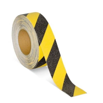 4 x Brutus ANTISLIP TAPE 25mm x 5m High-Visibility UV Stabilised YELLOW/BLACK - image 1 of 2