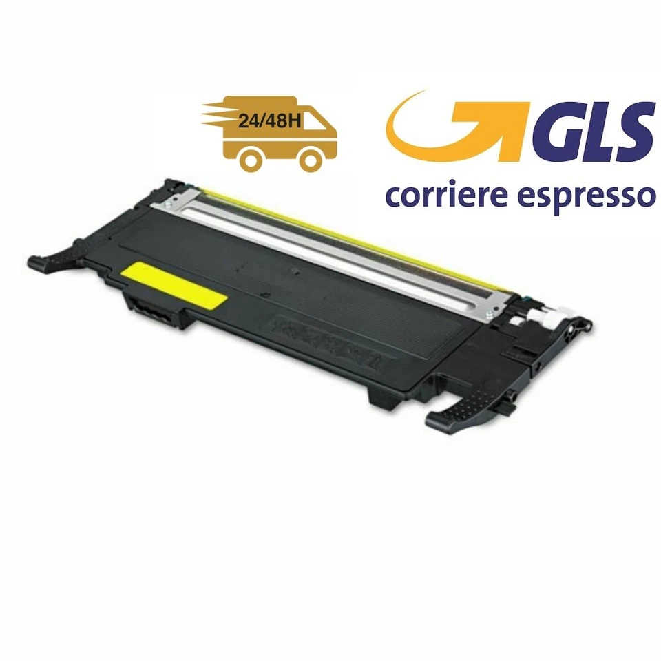 TONER COMPATIBILE per SAMSUNG CLT-Y406S GIALLO CLP365 W CLP360 CLX3300 C410   - Immagine 1 di 1