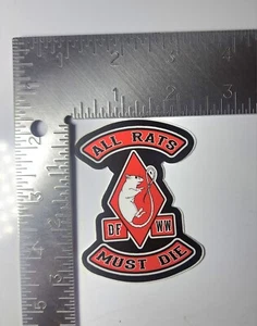 Rare! Death Familia Sticker All Rats Must Die DF WW Support - Bild 1 von 1