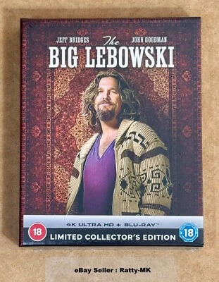 THE BIG LEBOWSKI - UK COLLECTOR'S EDITION 4K + BLU RAY STEELBOOK - NEW & SEALED - Image 1 of 4