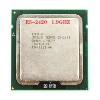 Intel Xeon E5-2420 SR0LN 1.90GHz 6-Core 15M LGA 1356 12 Threads CPU processor - Image 1 of 4