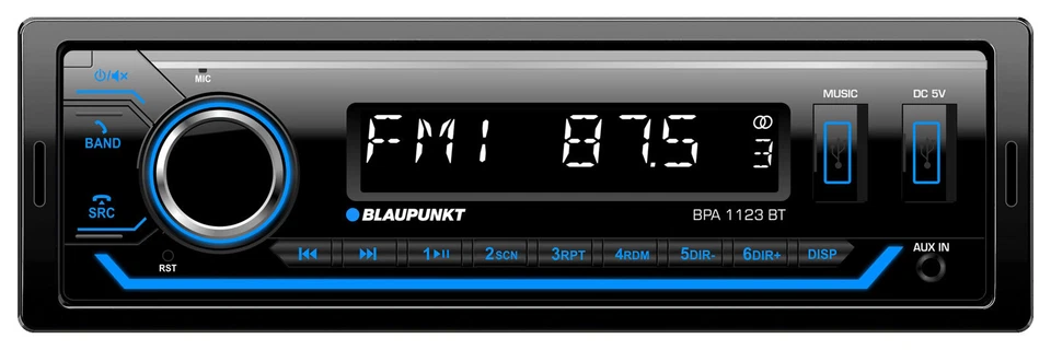 Blaupunkt BPA 1123 BT MP3-Autoradio mit Bluetooth USB AUX-IN - Bild 1 von 4