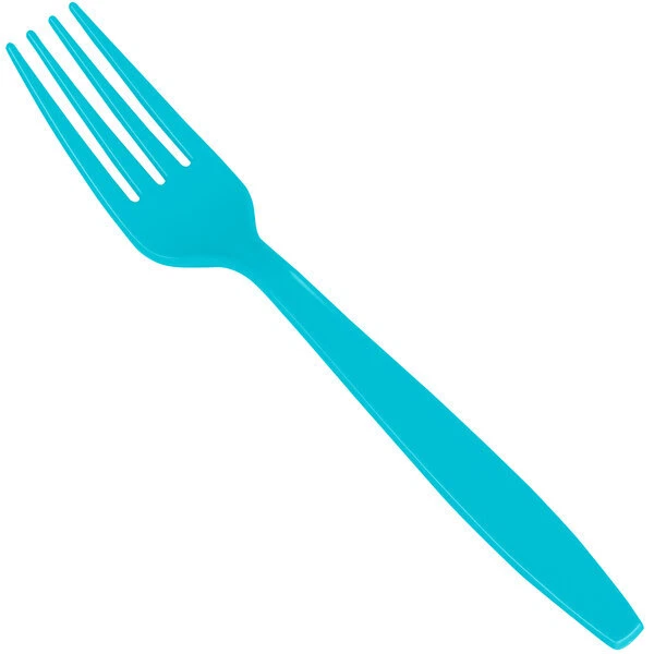 Plastic Forks 24ct Heavyweight Plastic Forks, Blue, Gold, Black and More - Image 1 of 1