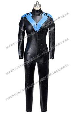 Dama Nightwing Zentai Body Superhéroe Disfraz Juegos con disfraces Adulto Halloween Conjunto Foto 1 de 4