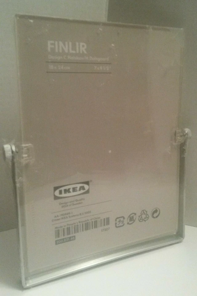 Marco de fotos acrílico transparente IKEA FINLIR 7 x 9 1/2” diseño C ¡NUEVO! Foto 1 de 4