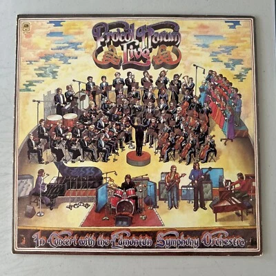 Procol Harum Live Chrysalis Records Vinyl LP VG+/VG+ Brown label - Image 1 of 4