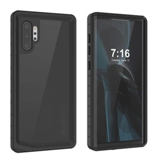 For Samsung Note 10 Durable Shock/Dirt/Snow/Waterproof Case Cover BLACK - Picture 1 of 2